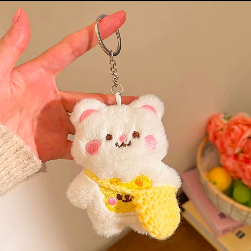 Cute Plush Keychain Collection 💛
