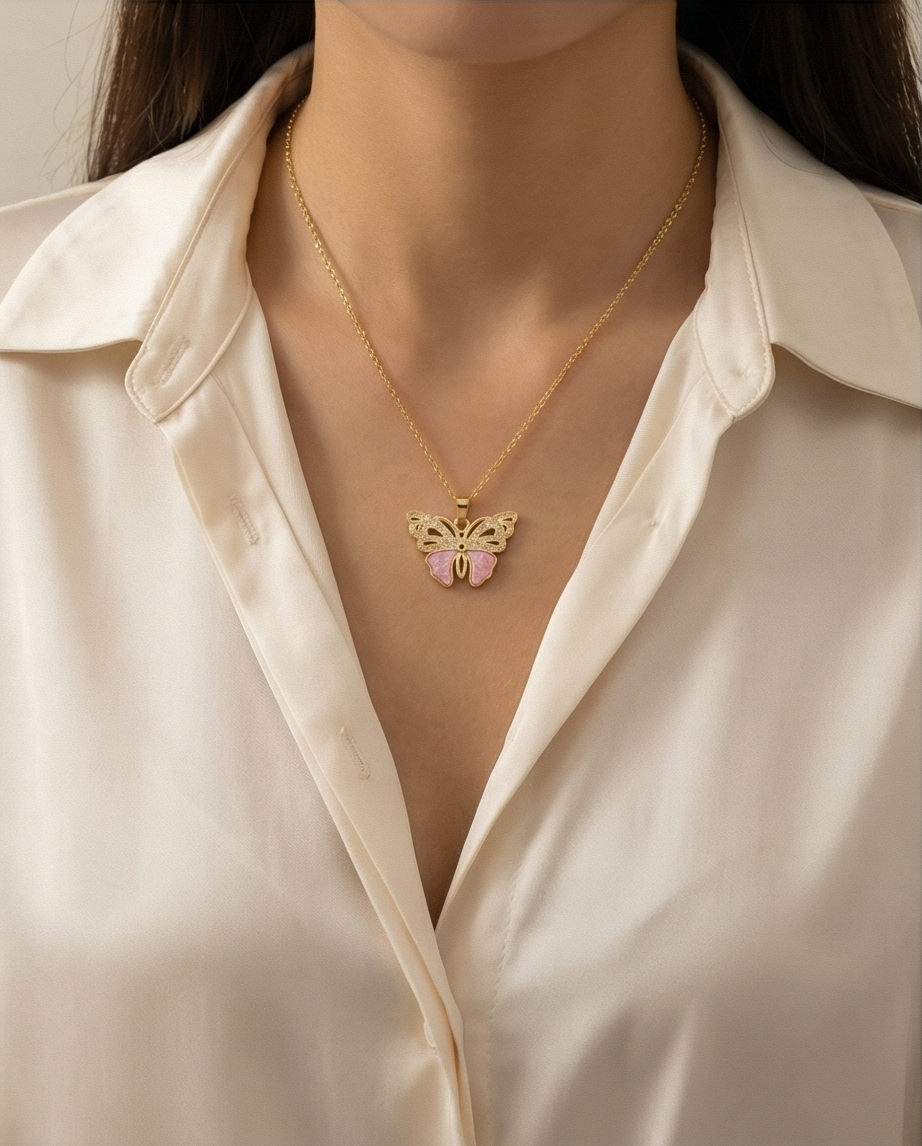 18K Gold PVD Stainless Steel Necklace | Waterproof & Tarnish Resistant