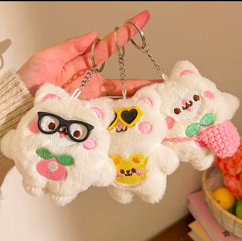 Cute Plush Keychain Collection 💛