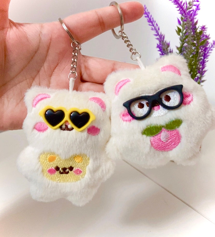 Cute Plush Keychain Collection 💛
