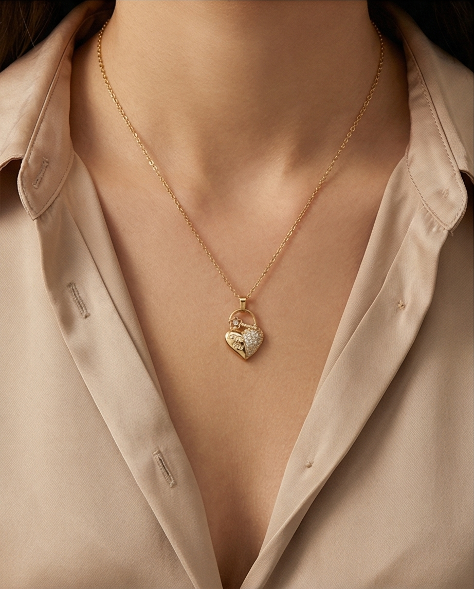 18K Gold PVD Stainless Steel Necklace | Waterproof & Tarnish Resistant